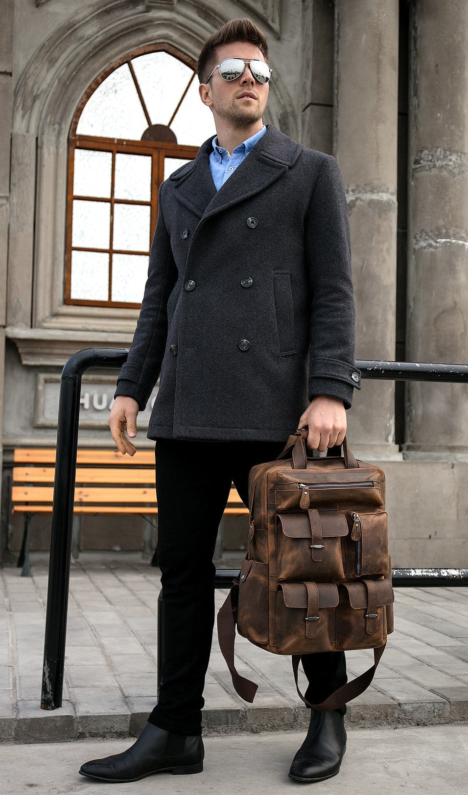 The Shelby Backpack | Handmade Genuine Leather Backpack - The Tool Store