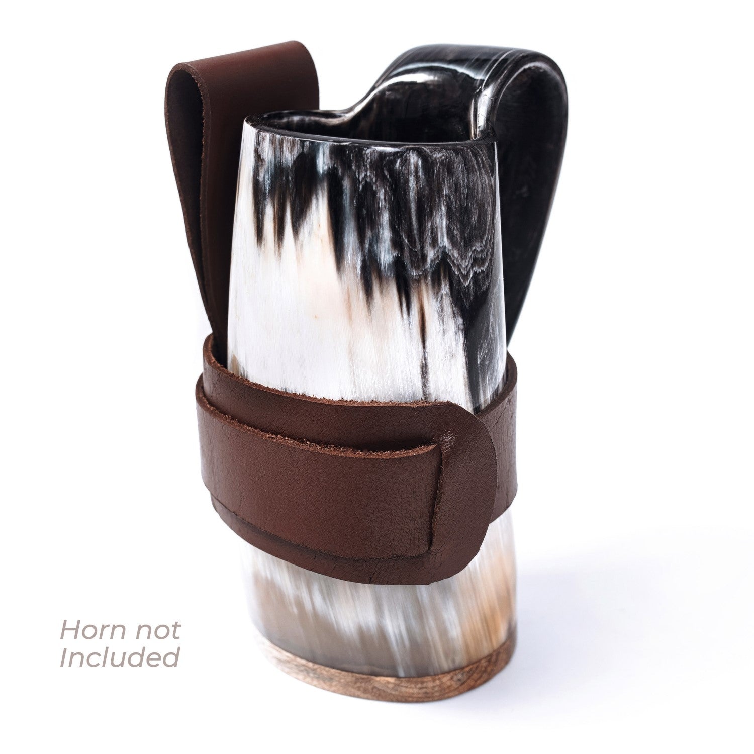 Leather Drinking Horn Frog Holster - The Tool Store