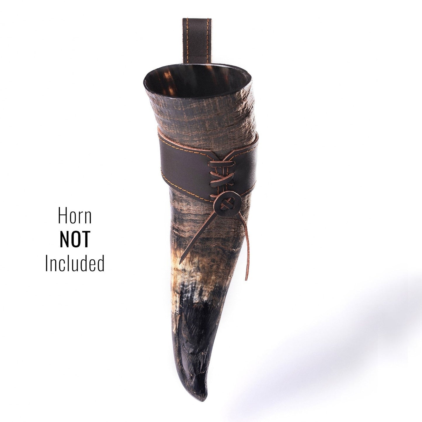 Leather Drinking Horn Frog Holster - The Tool Store