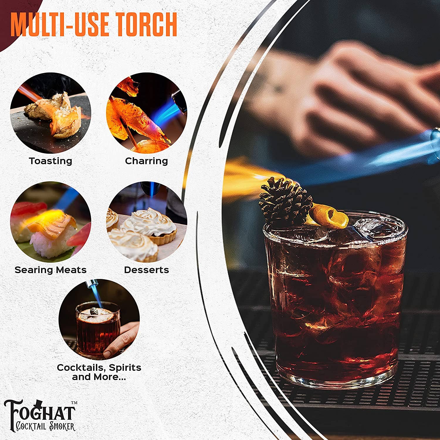 Foghat™ Culinary Smoking Torch - The Tool Store