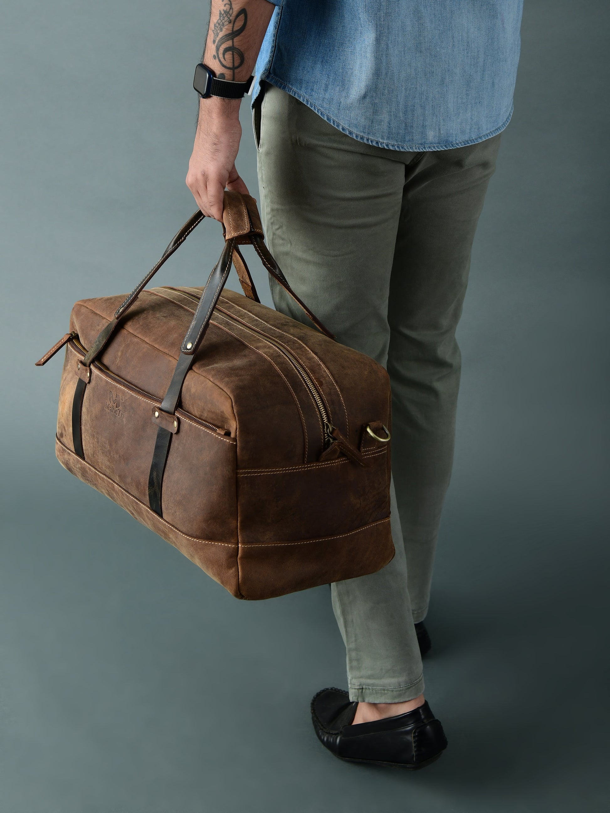 Espresso Elegance Carry on Duffle - The Tool Store