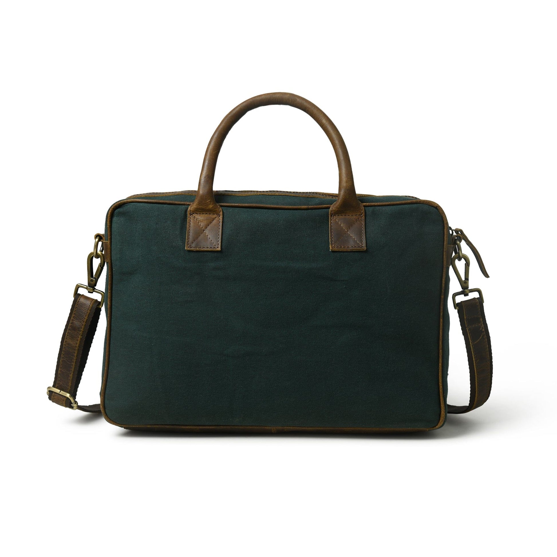 Canvas Green Briefcase - The Tool Store