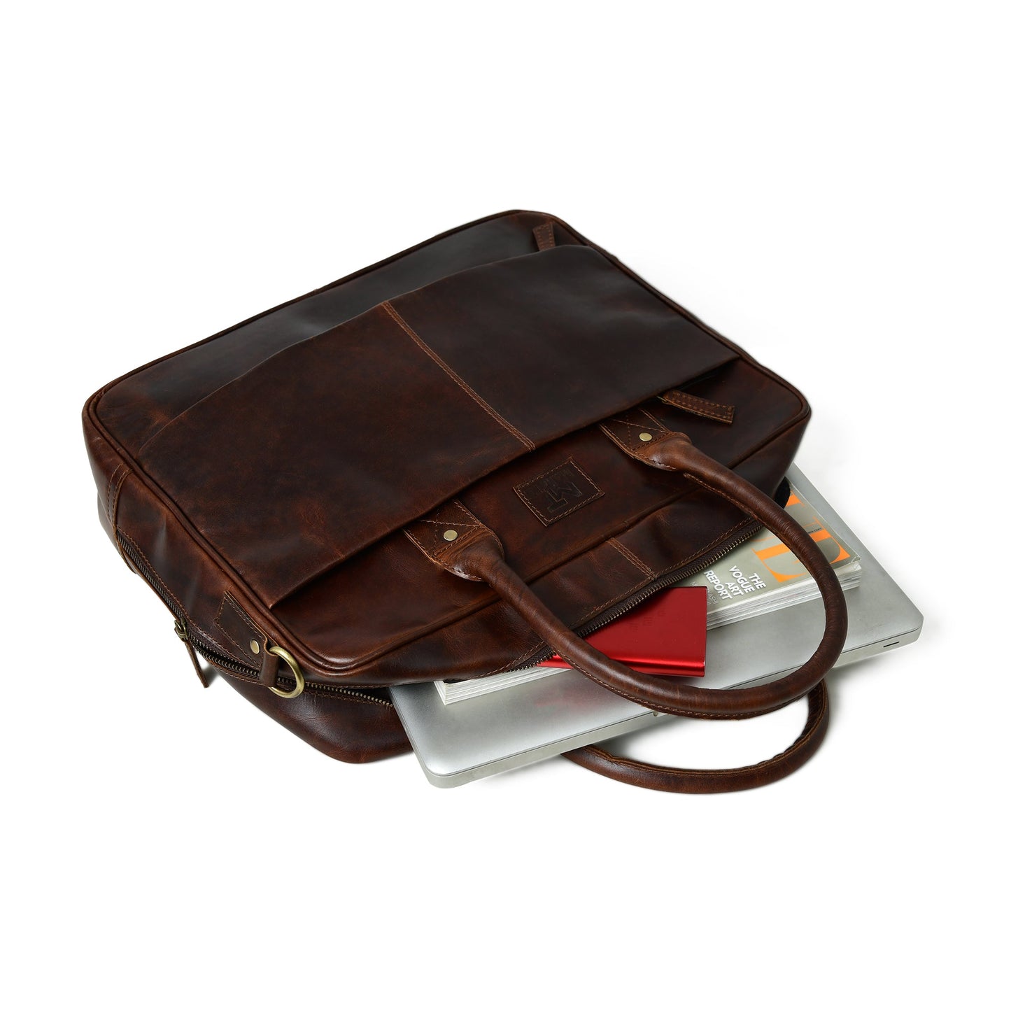 Crimson Contemporary Briefcase - The Tool Store