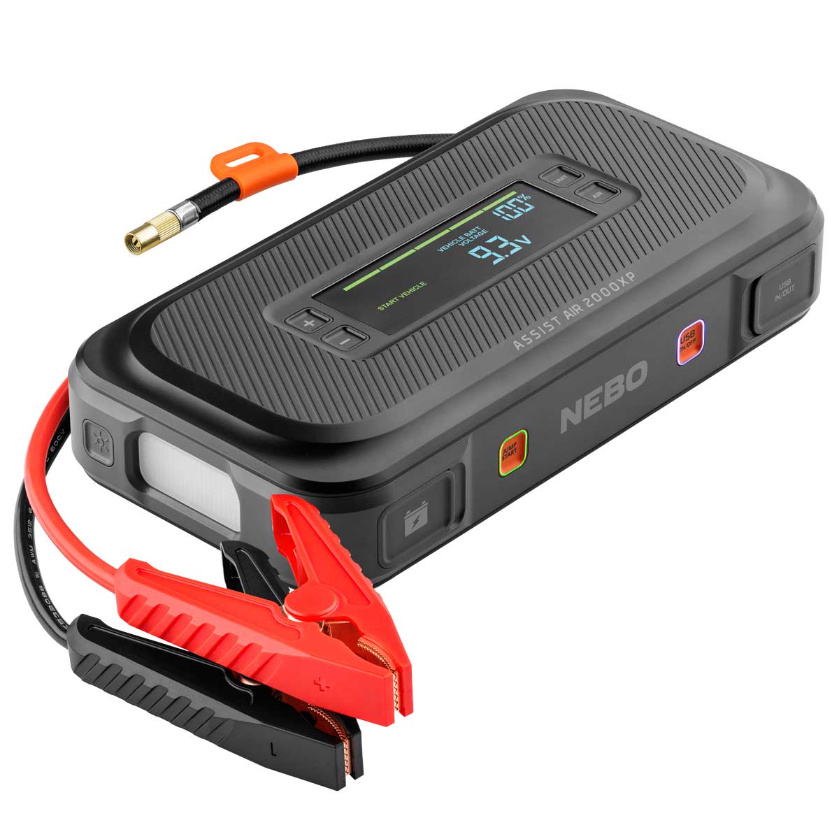 NEBO ASSIST AIR 2000XP JUMP STARTER with Air Compressor - The Tool Store