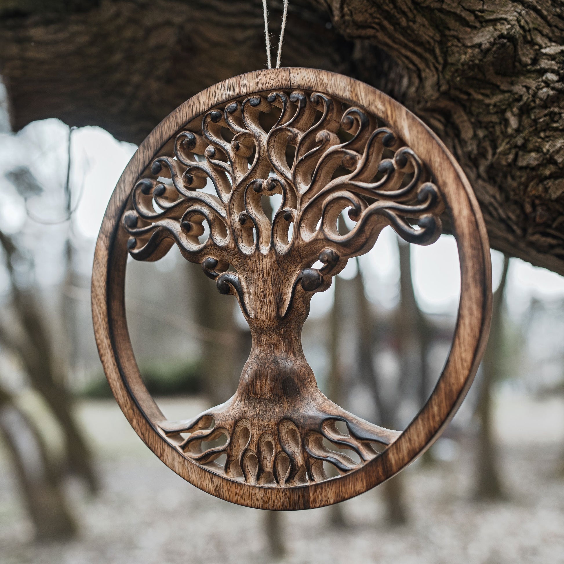 Tree of Life Wooden Wall Hanging - The Tool Store