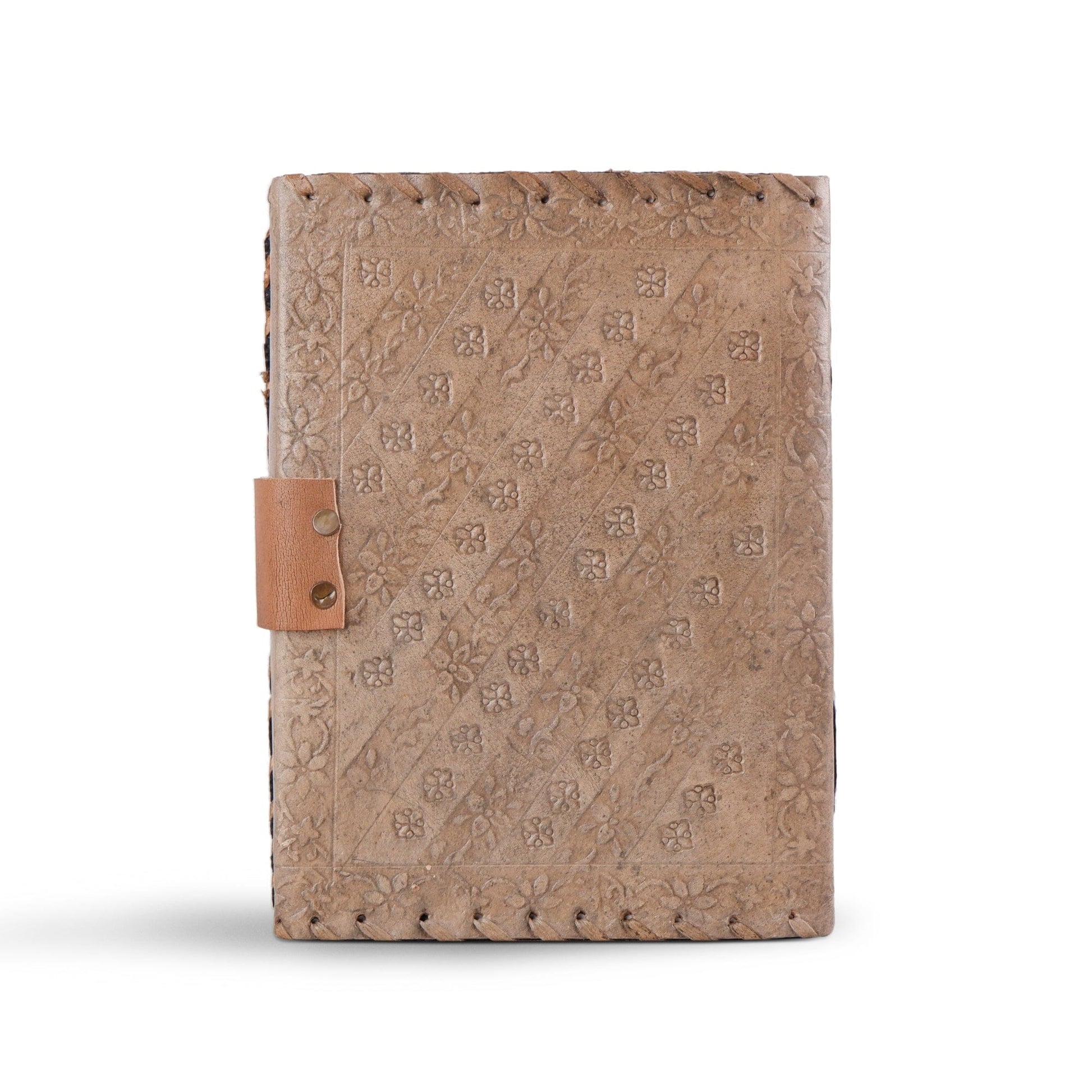 Handcrafted Vintage 4 Stone Leather Diary - The Tool Store