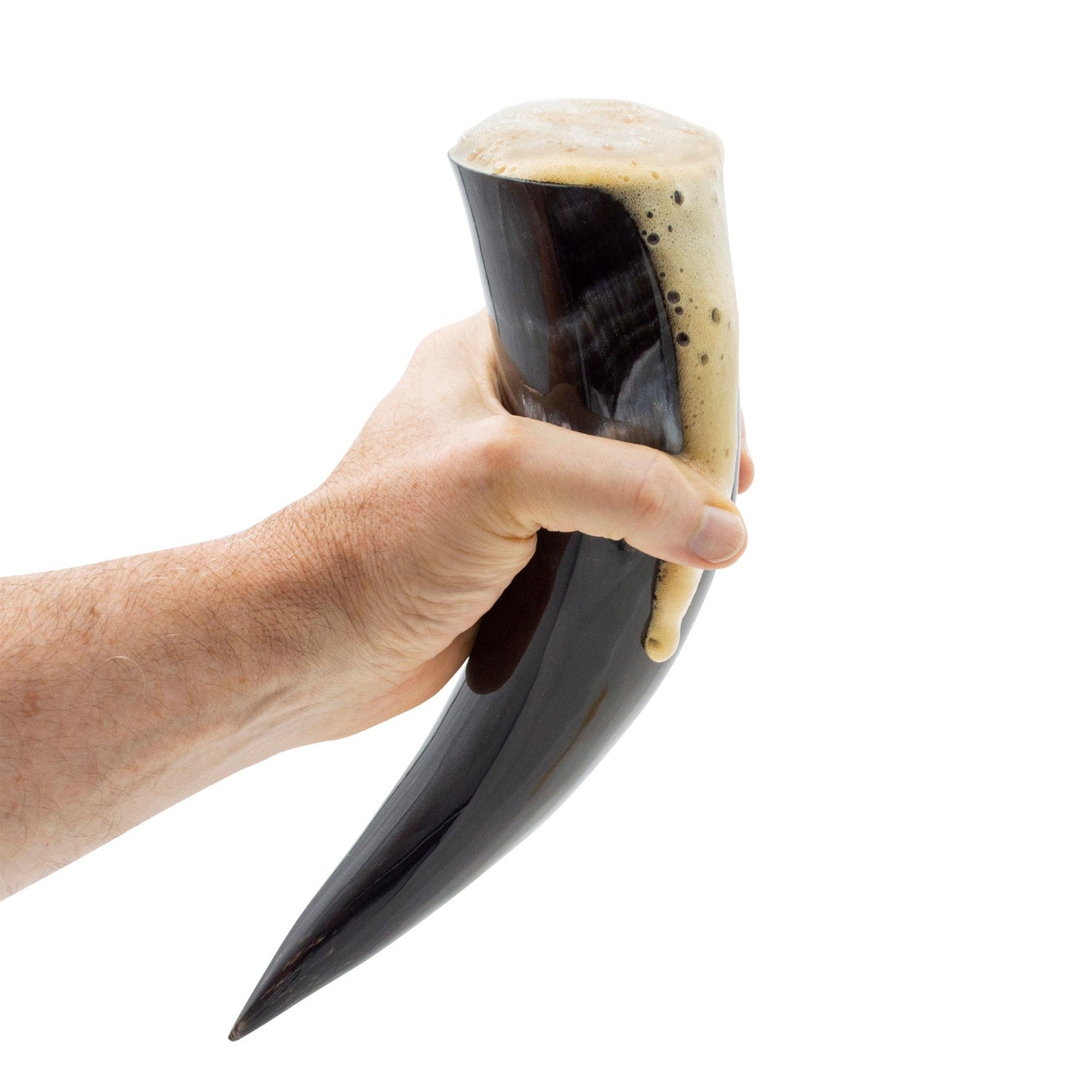 Drinking Horn with Leather Holster | "The Journeyman" - The Tool Store