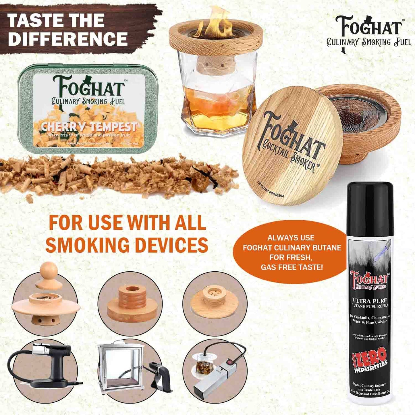 Cherry Tempest - Foghat Culinary Smoking Fuel - The Tool Store