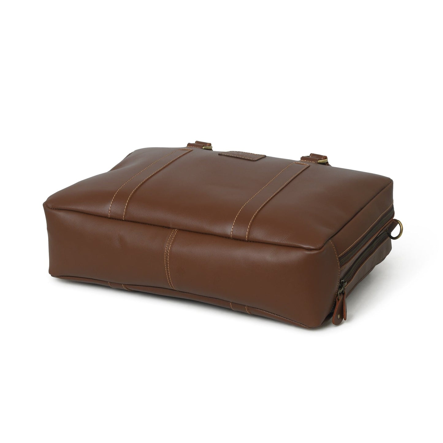 Dixon Brown Buffalo Leather Laptop Office Briefcase - The Tool Store