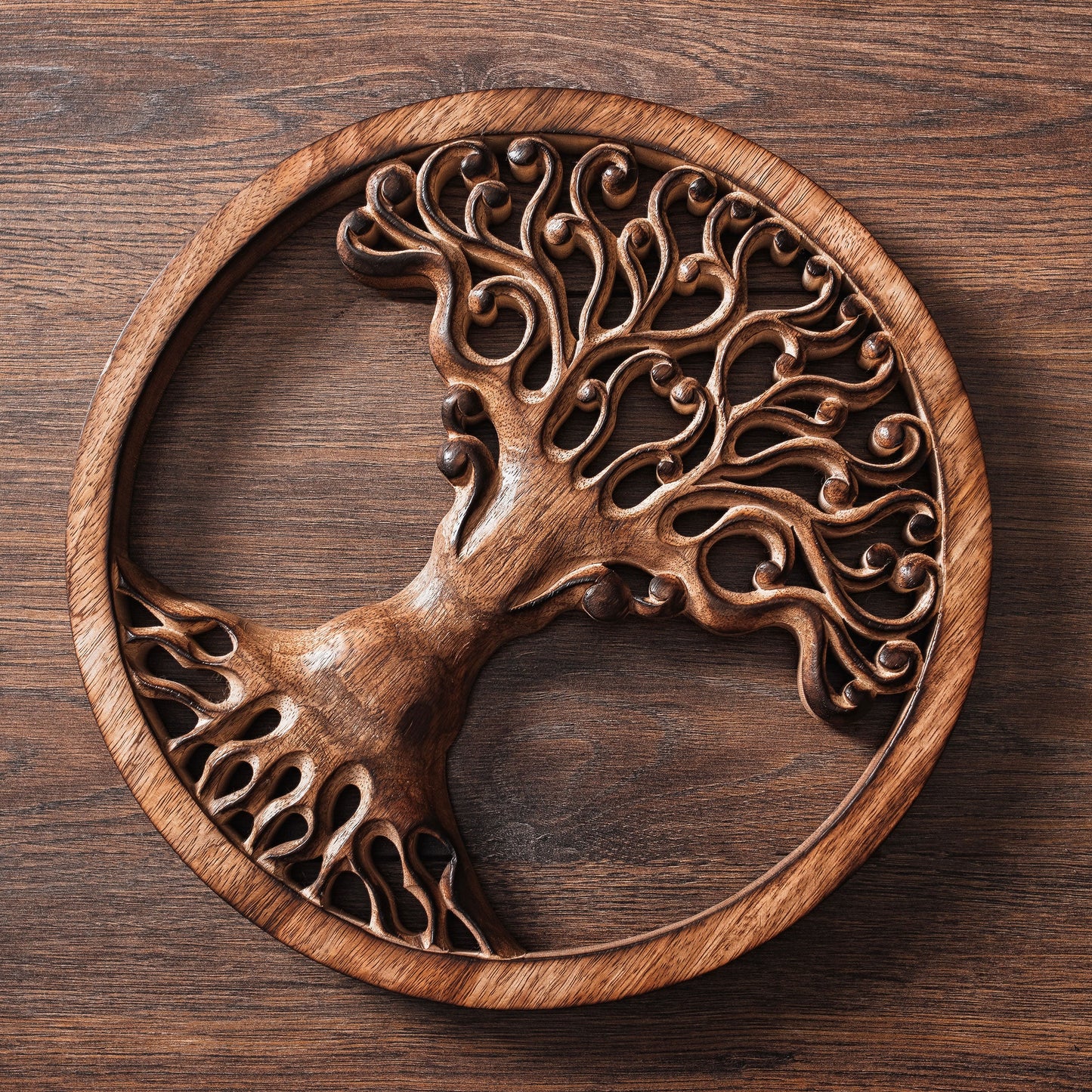 Tree of Life Wooden Wall Hanging - The Tool Store