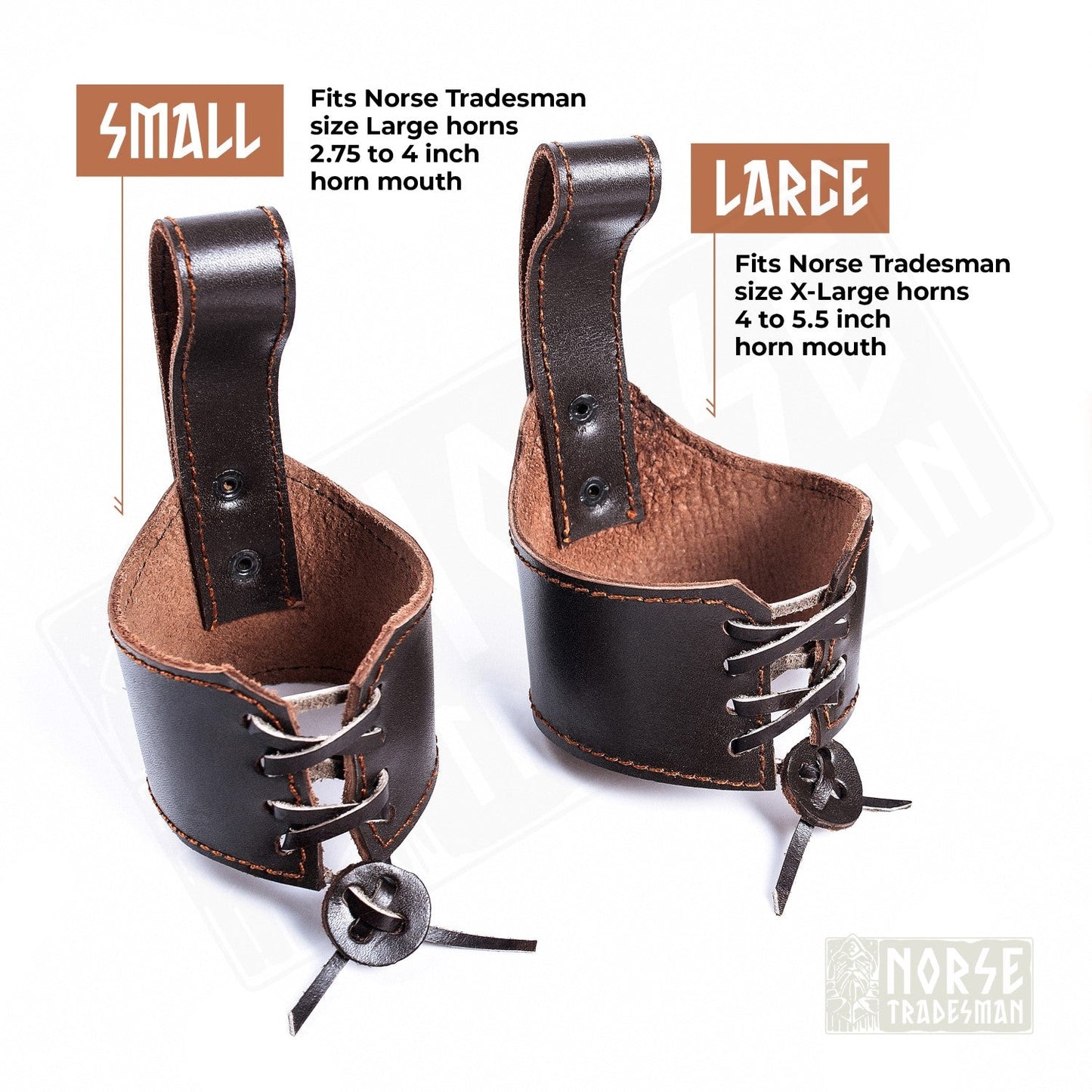 Leather Drinking Horn Frog Holster - The Tool Store