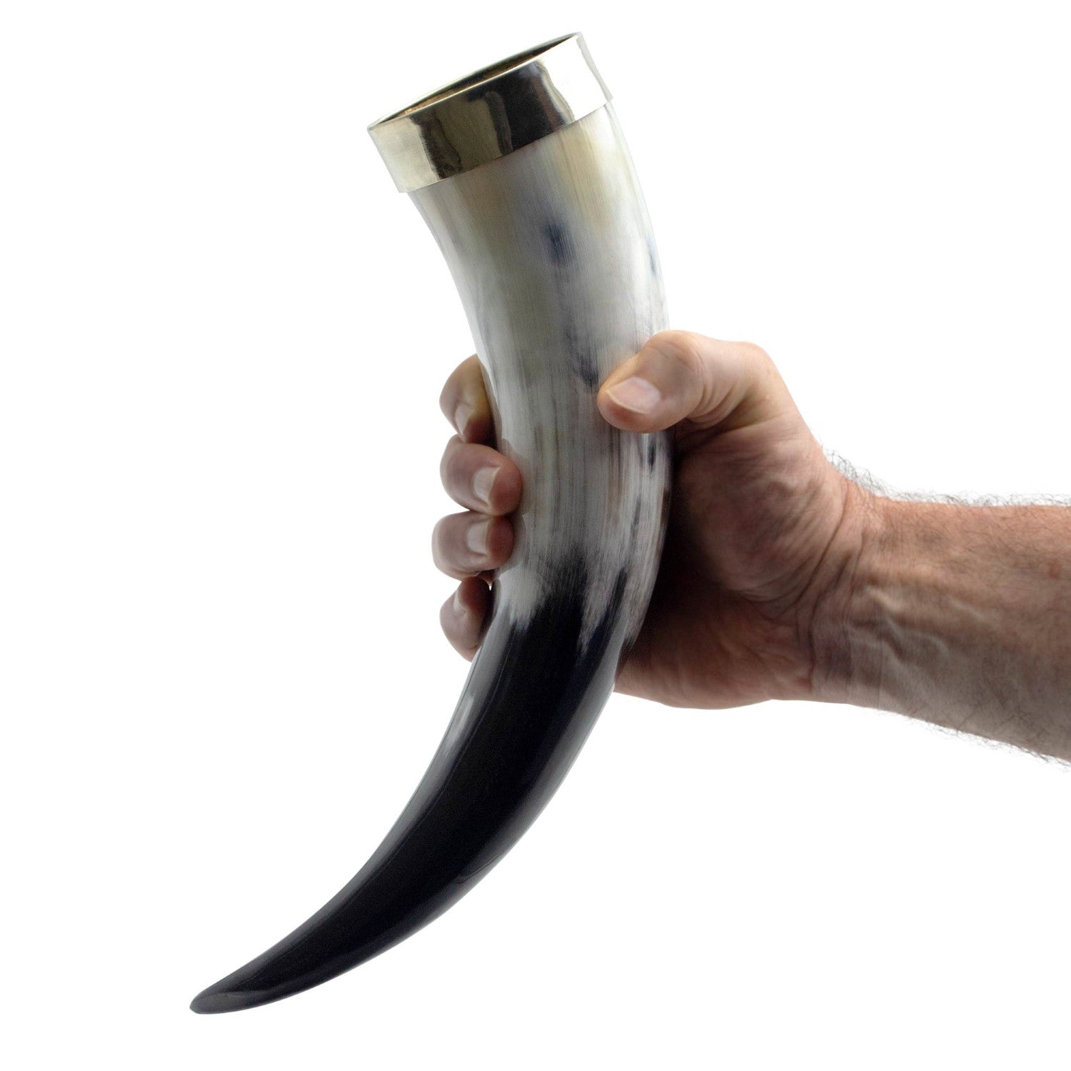 Curved Drinking Horn Bundle with Stand & Holster - The Tool Store