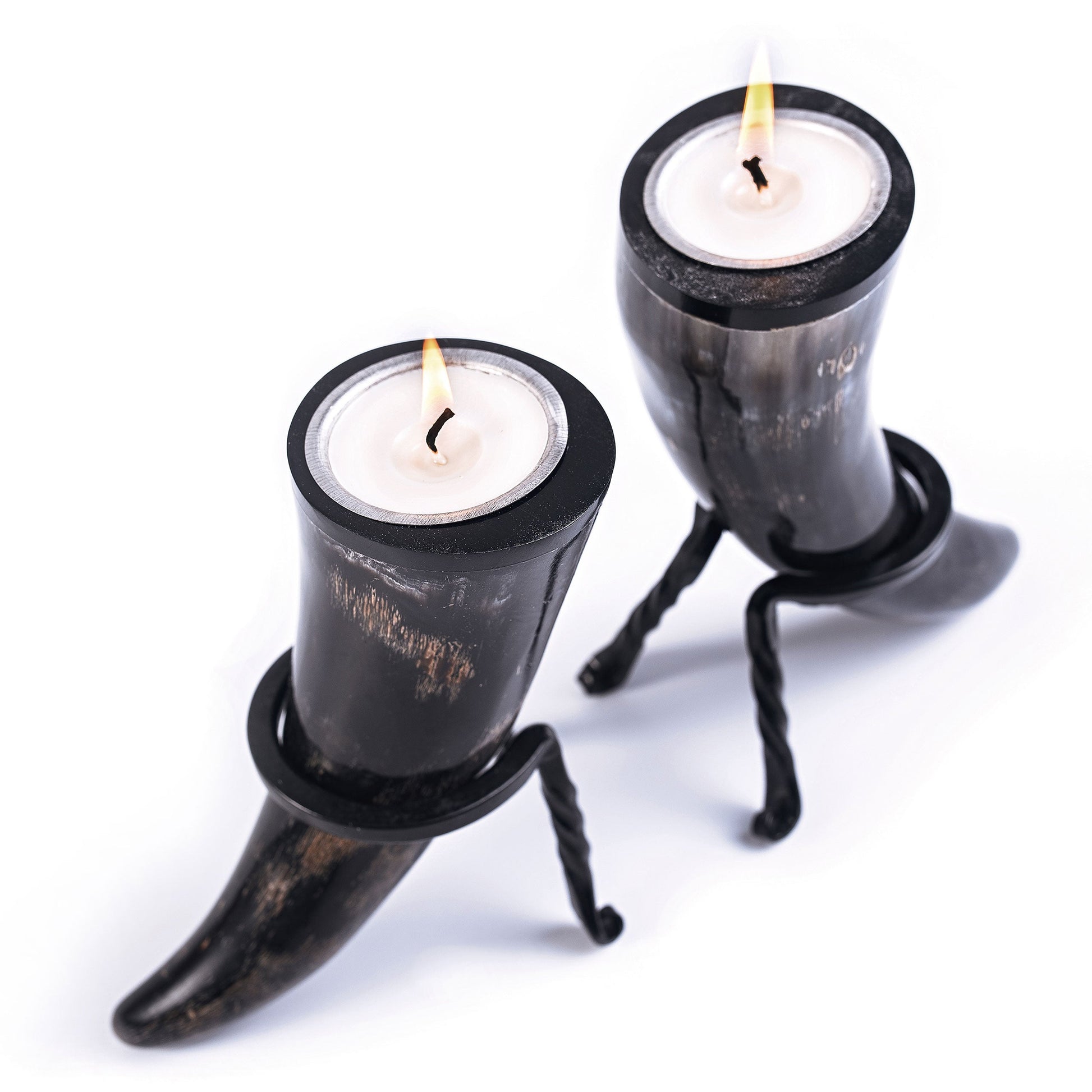 Tealight Candle Horn Set - The Tool Store