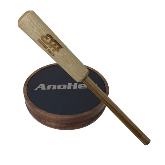 AnoHen Anodized Aluminum Walnut Pot with Hickory Striker - The Tool Store