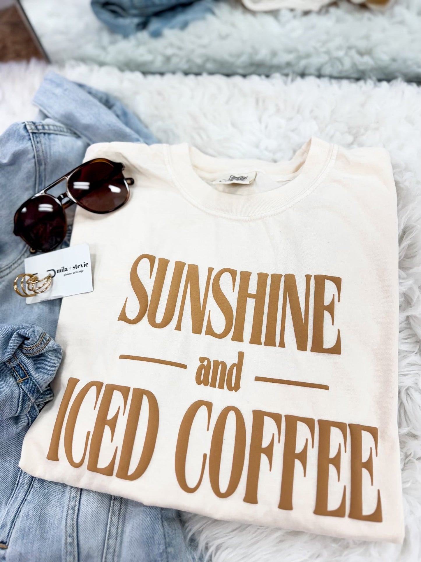 Sunshine & Iced Coffee Tee