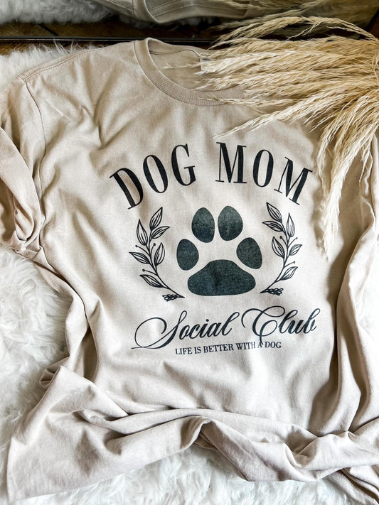 Dog Mom Social Club Tee