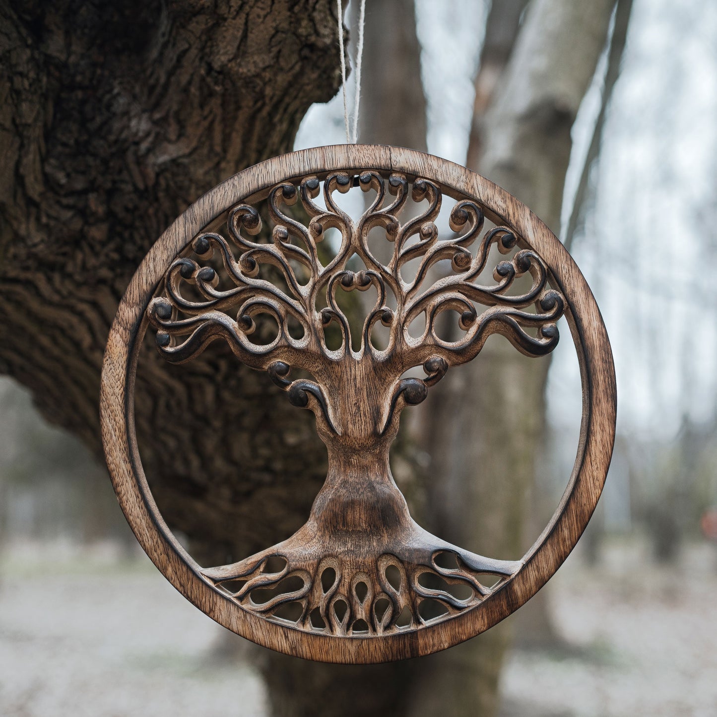 Tree of Life Wooden Wall Hanging - The Tool Store