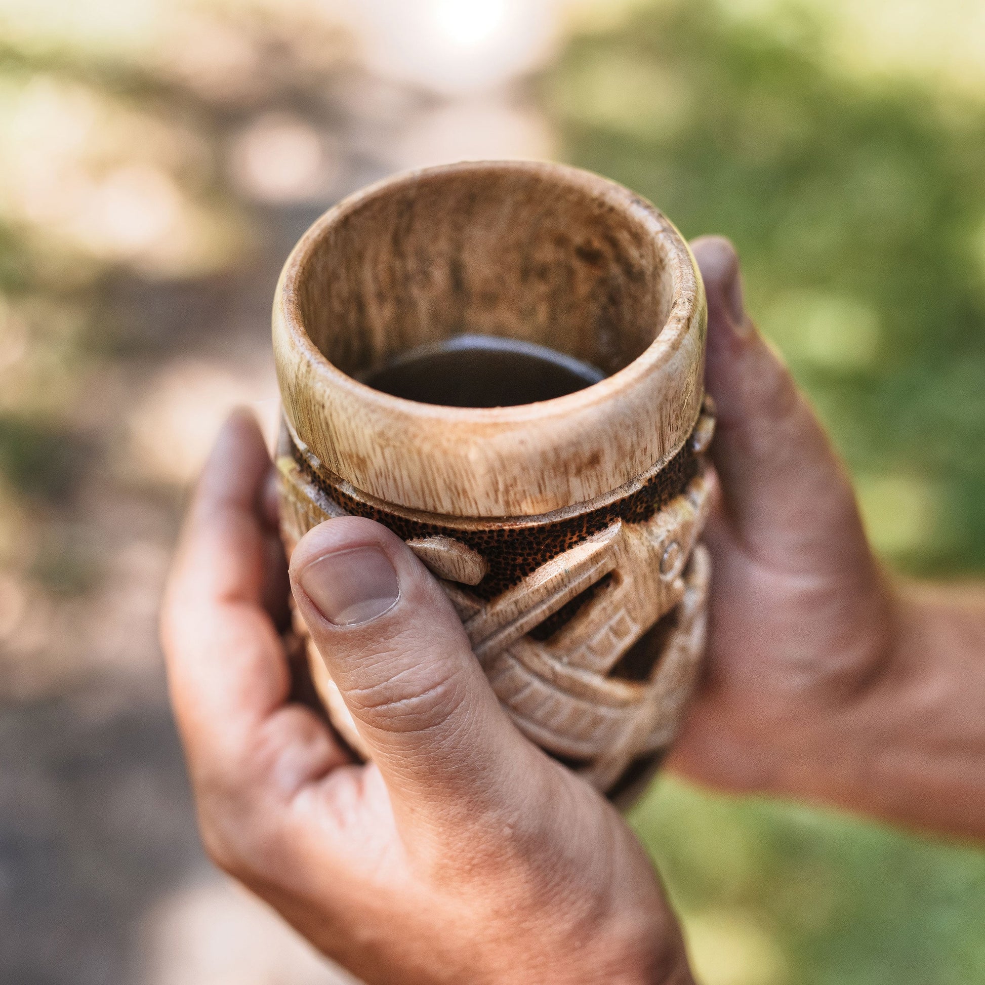 Wooden Jörmungandr Cup - The Tool Store