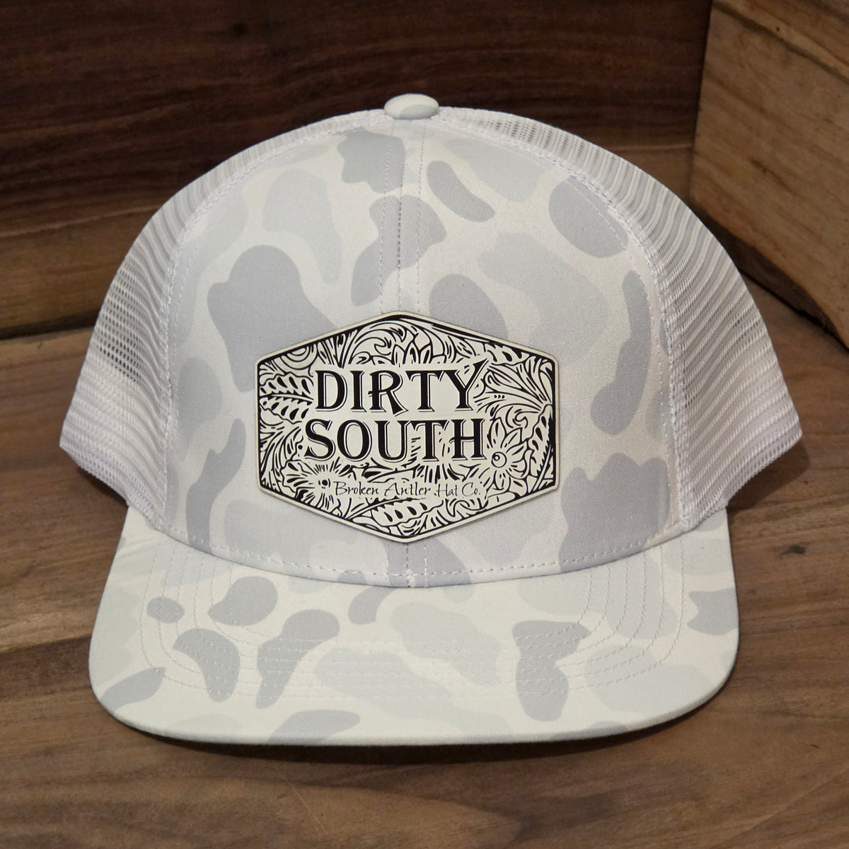 Broken Antler Hat Co- Dirty South Sneaux camo / White