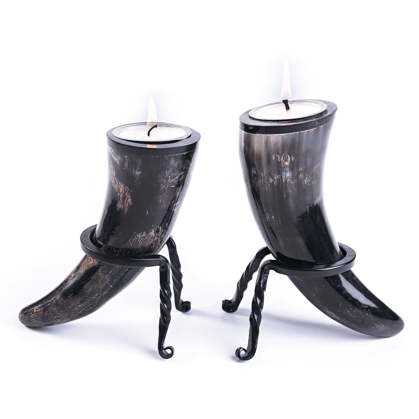 Tealight Candle Horn Set - The Tool Store