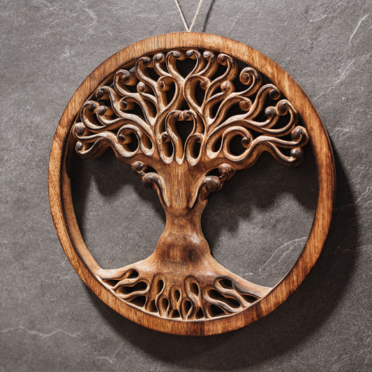 Tree of Life Wooden Wall Hanging - The Tool Store