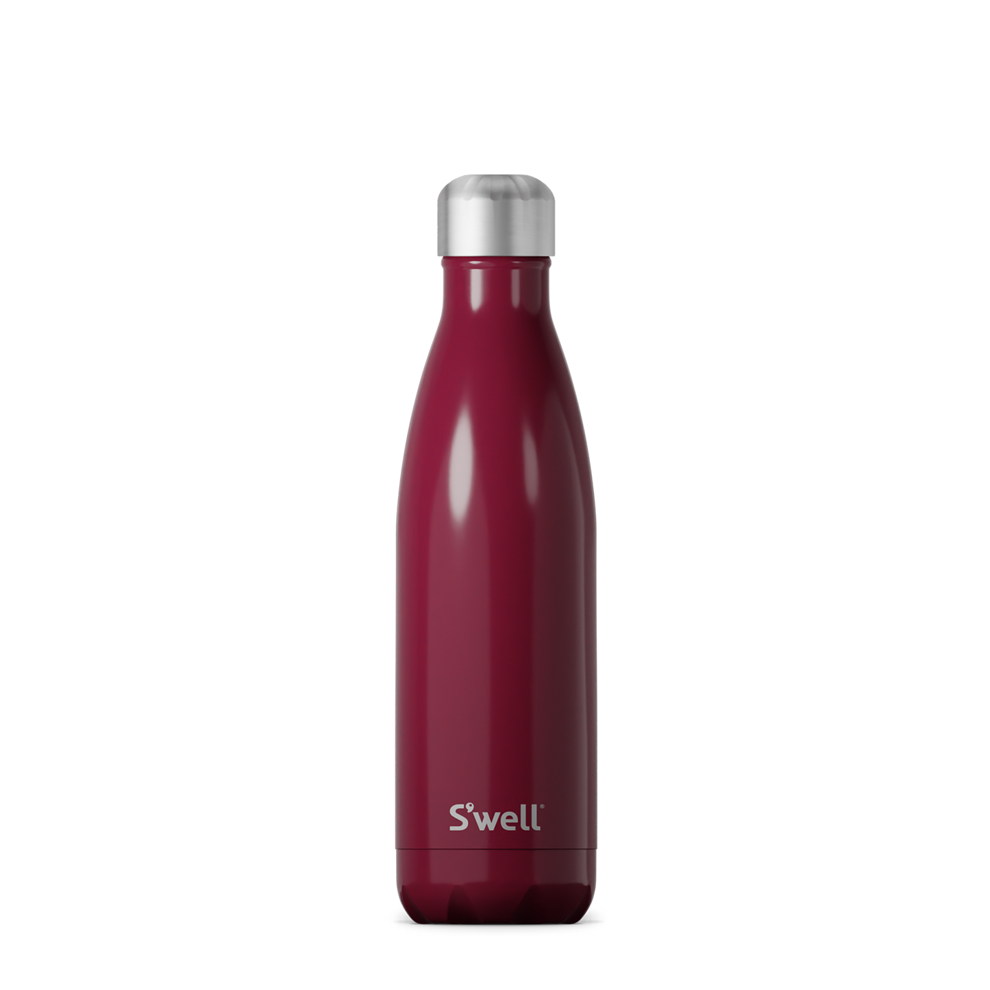 S'well  Stainless Steel Water Bottle, 17 oz., Wild Cherry