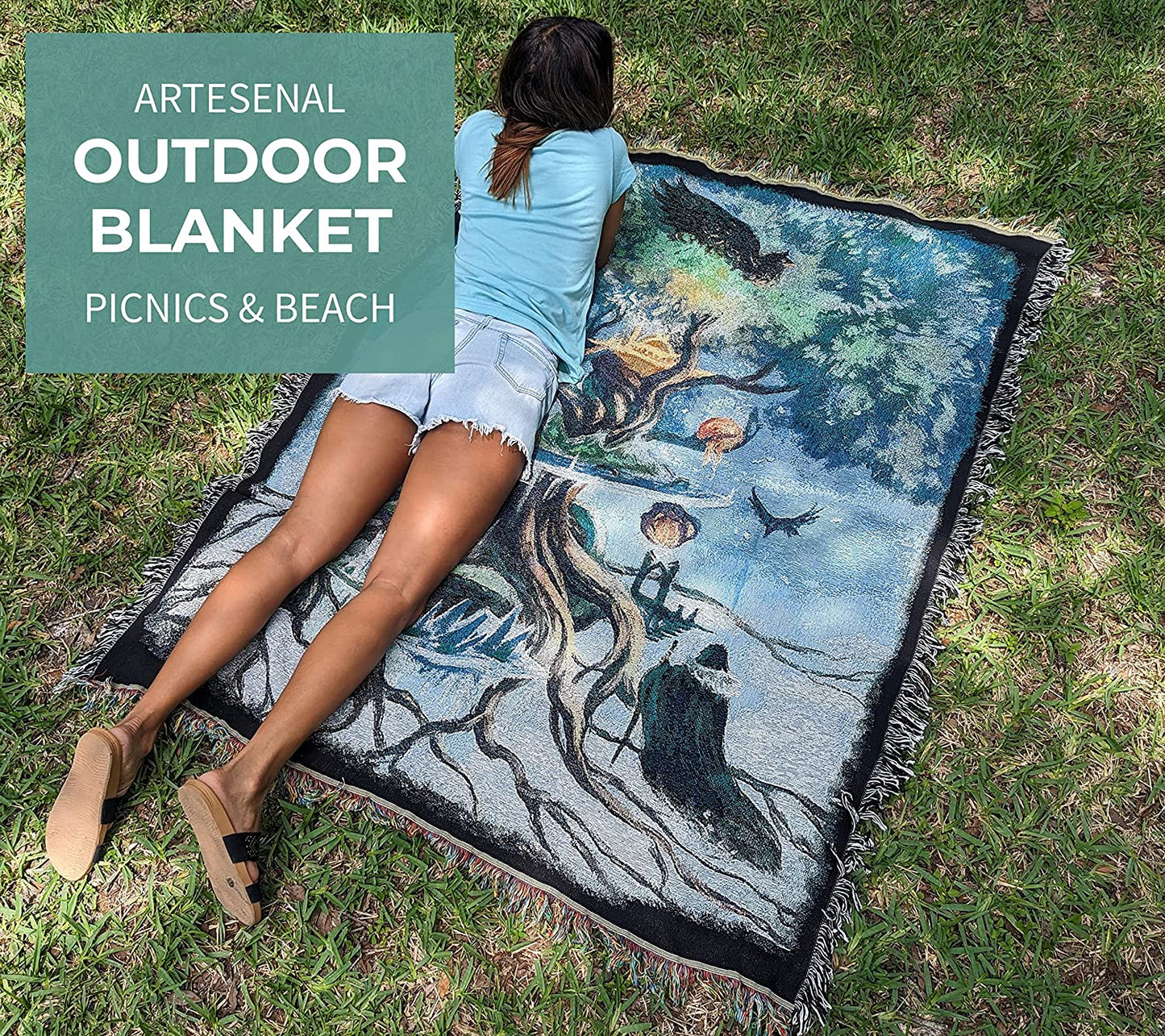 Yggdrassil Tapestry Throw Blanket - The Tool Store