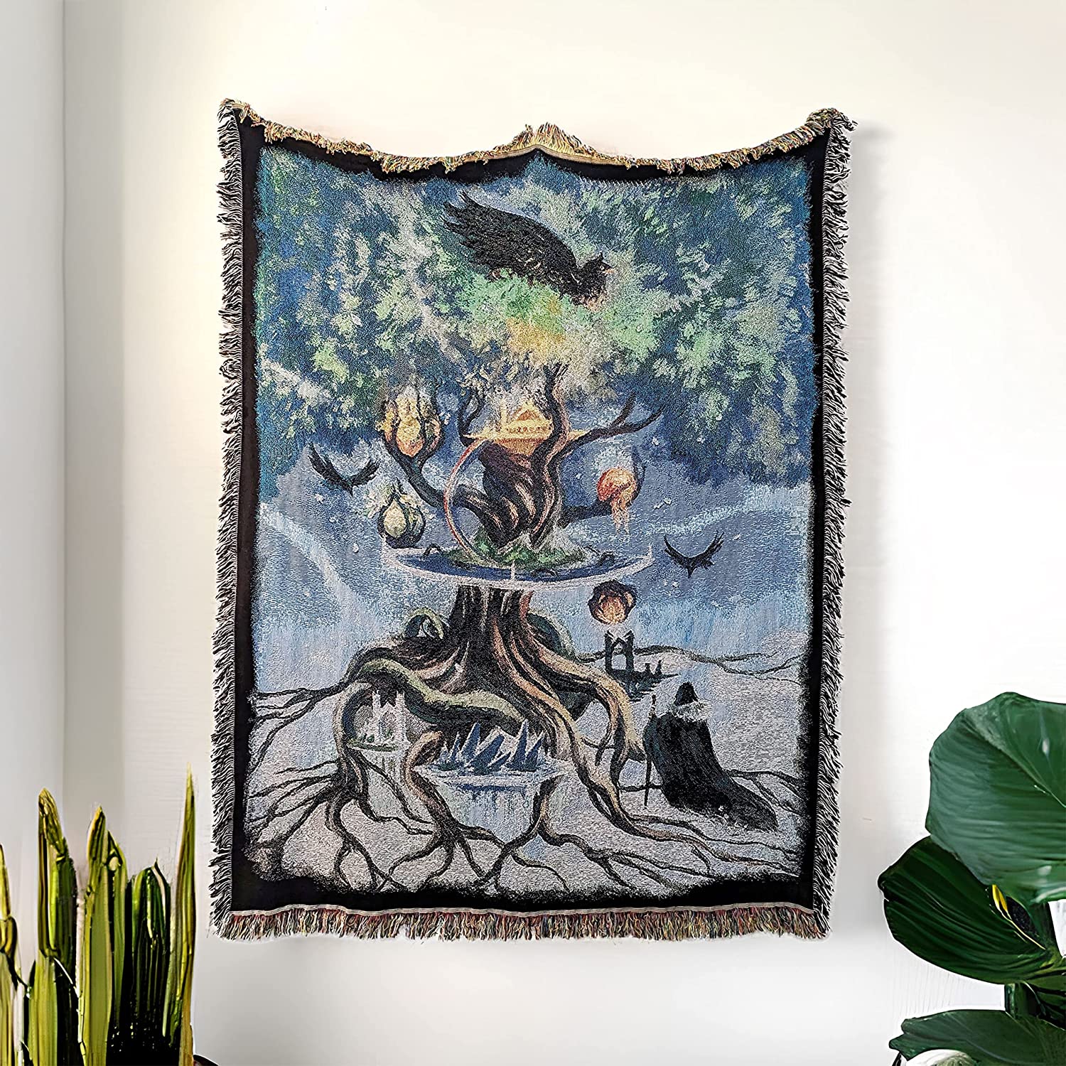 Yggdrassil Tapestry Throw Blanket - The Tool Store