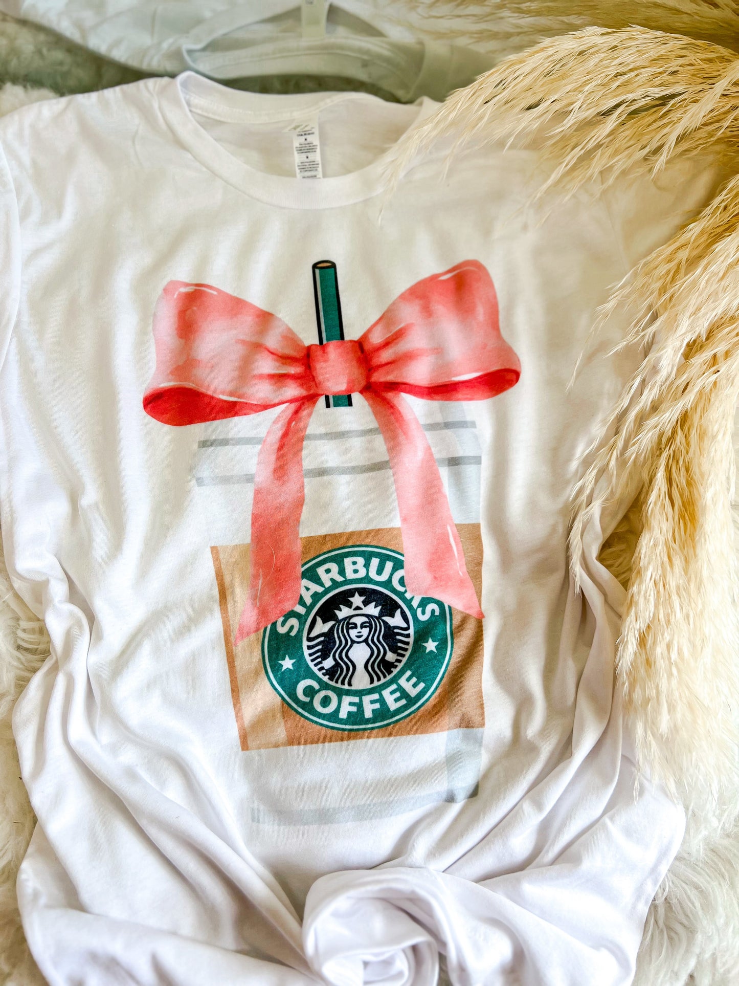 Coffee Bow Tee