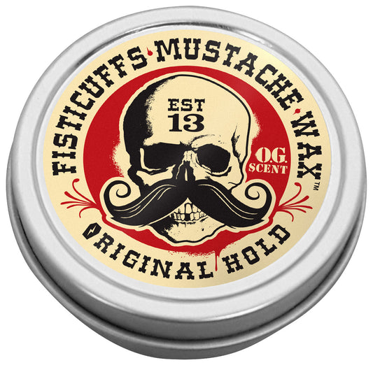 1 oz. Fisticuffs Mustache Wax Original hold "OG" scent - The Tool Store