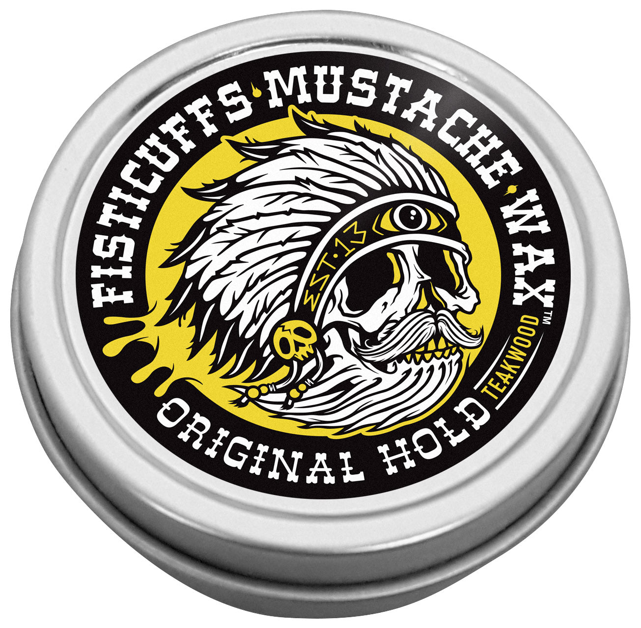 Teakwood Scent Fisticuffs Mustache Wax "Original hold" - The Tool Store