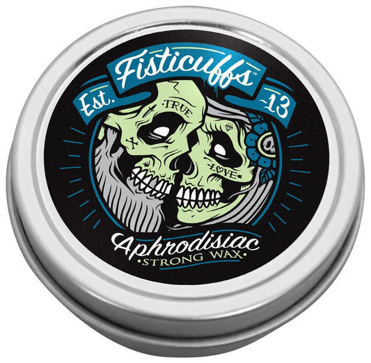 Fisticuffs™ Aphrodisiac Blend Strong Hold Mustache Wax 1 OZ. Tin - The Tool Store