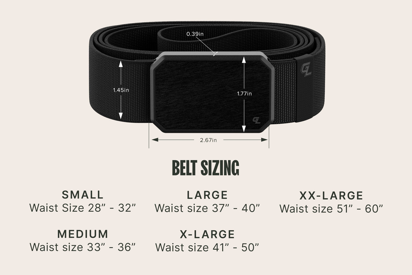 Groove Belt Gun Metal/Deep Stone