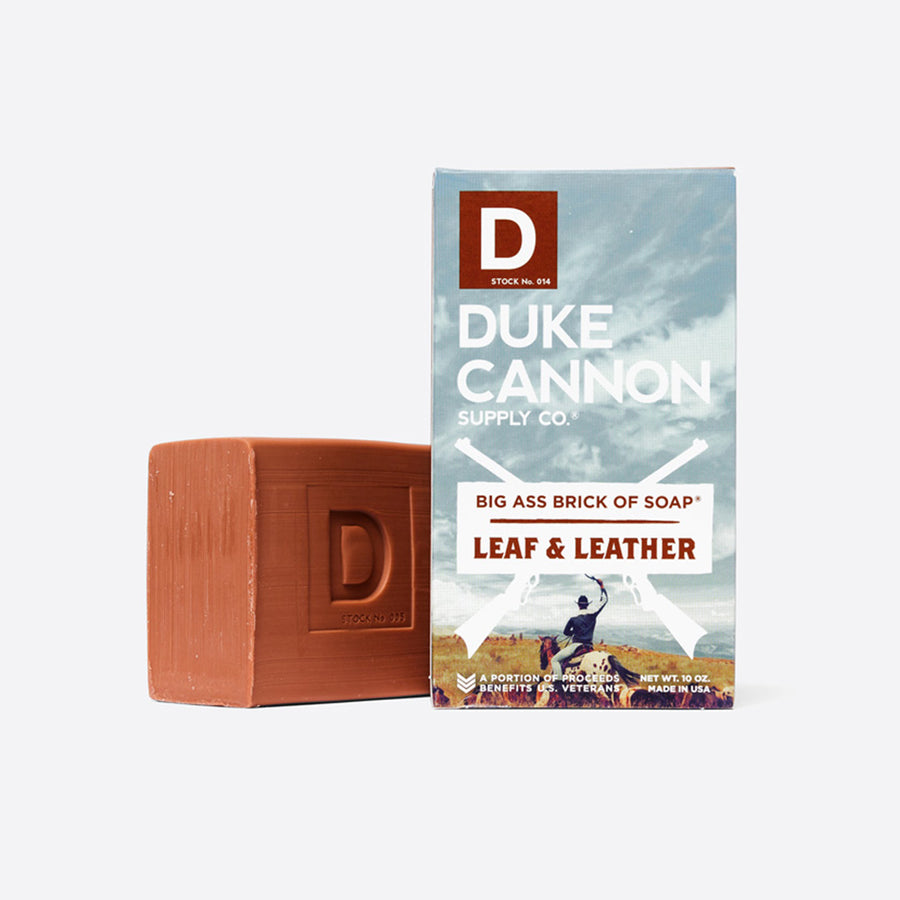 Duke Cannon Big Ass Brick Of Soap - Leaf And Leather - The Tool Store