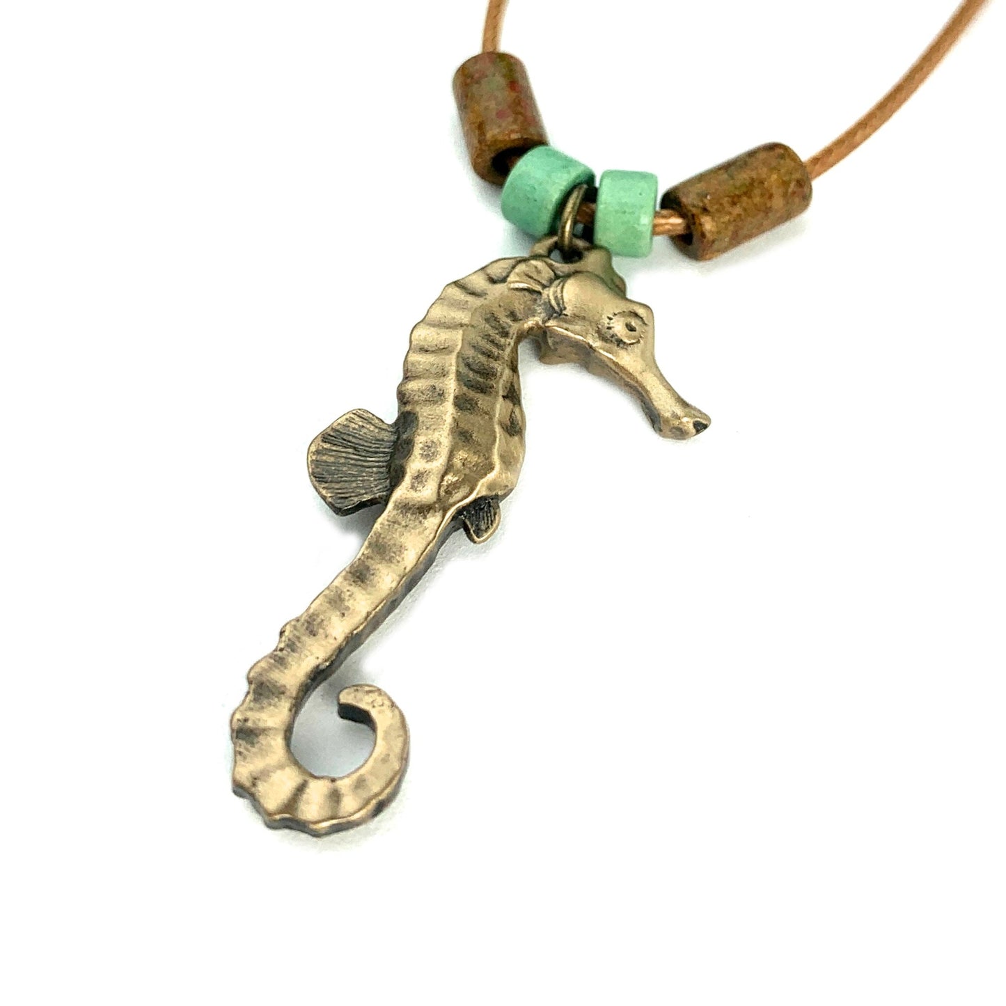 Seahorse Necklaces for Women- Bronze Sea Horse Jewelry for Women, Seahorse Gifts, Seahorse Charm, Seahorse Pendant - The Tool Store