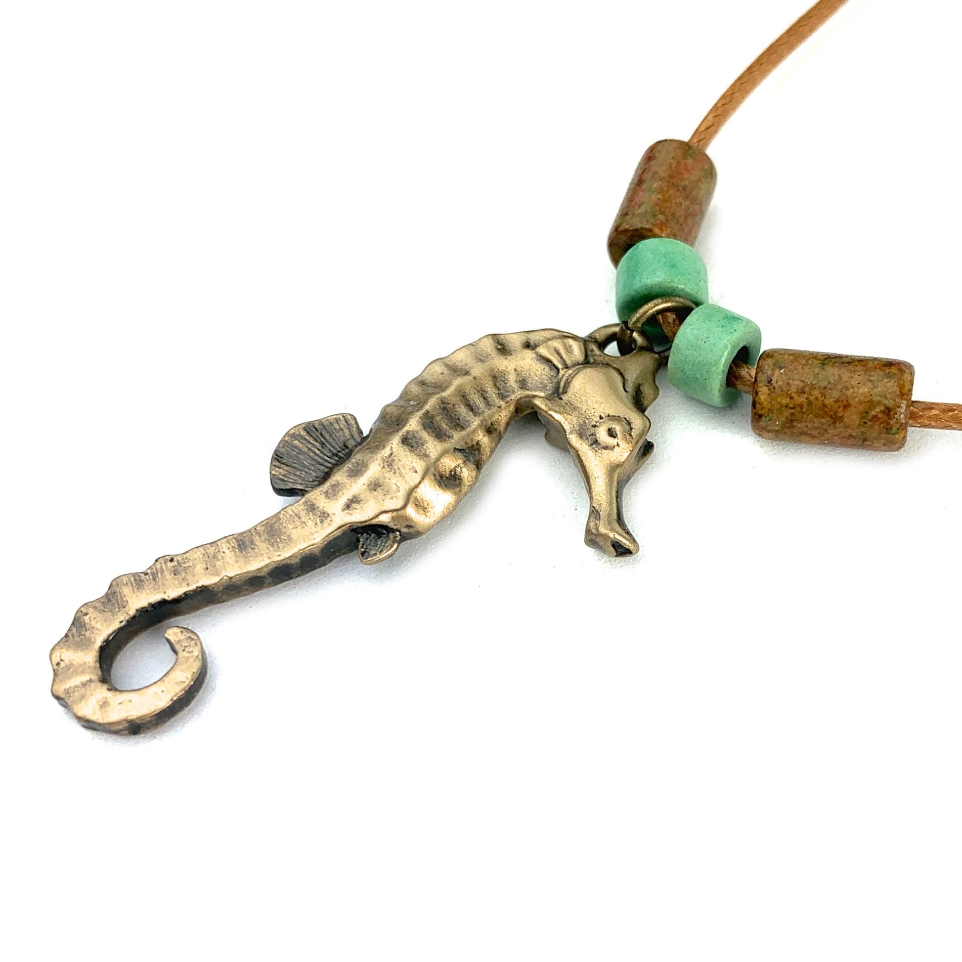 Seahorse Necklaces for Women- Bronze Sea Horse Jewelry for Women, Seahorse Gifts, Seahorse Charm, Seahorse Pendant - The Tool Store