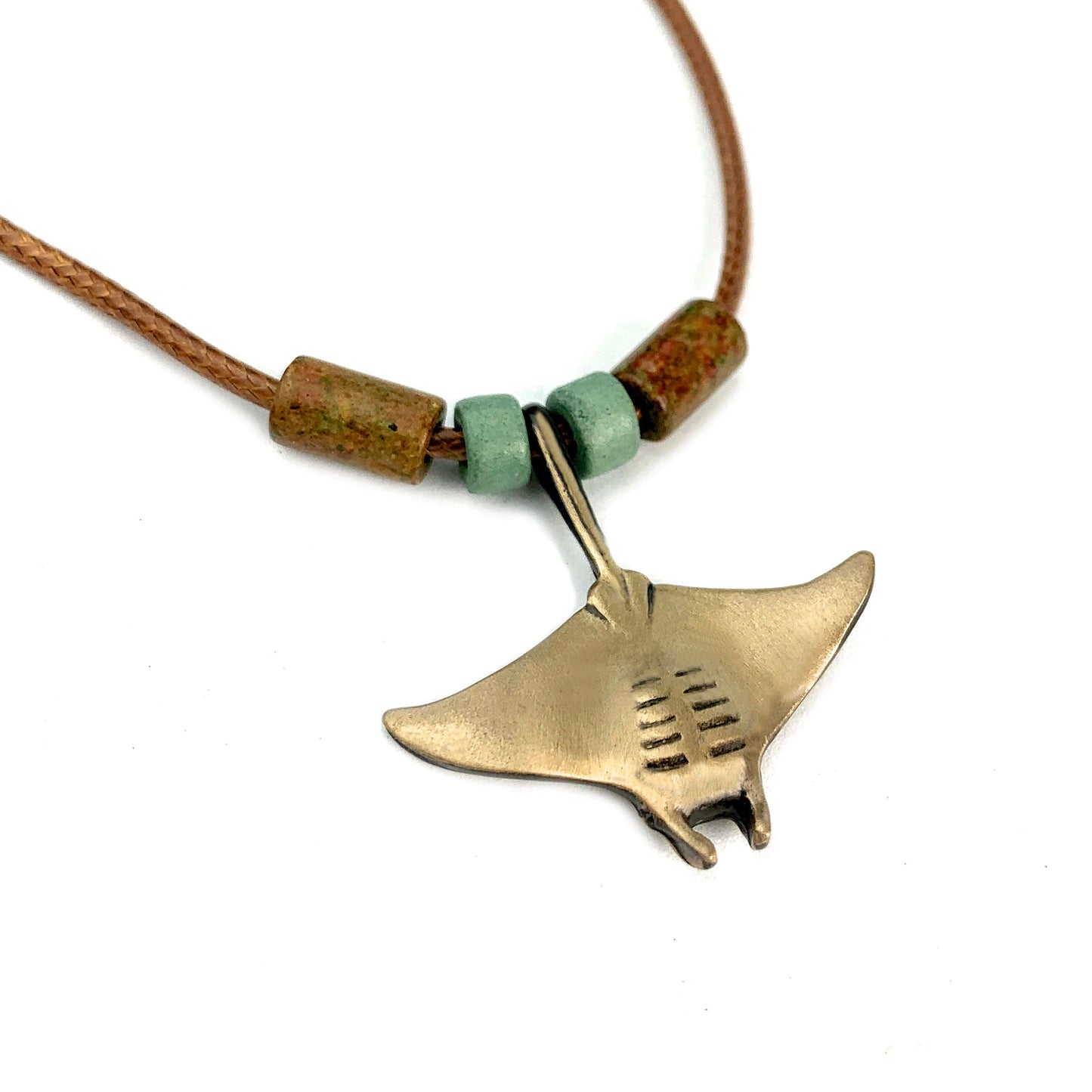Stingray Necklace Antique Bronze- Manta Ray Necklace for Women | Bronze Stingray Necklace | Stingray Jewelry | Manta Ray Pendant  Scuba Diving Jewelry - The Tool Store