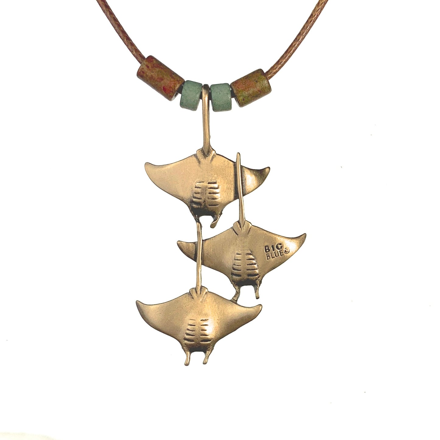 Manta Ray Necklace Antique Bronze- Stingray Jewelry, Manta Ray Pendant, Scuba Diving Jewelry, Ocean Inspired Bronze Jewelry - The Tool Store