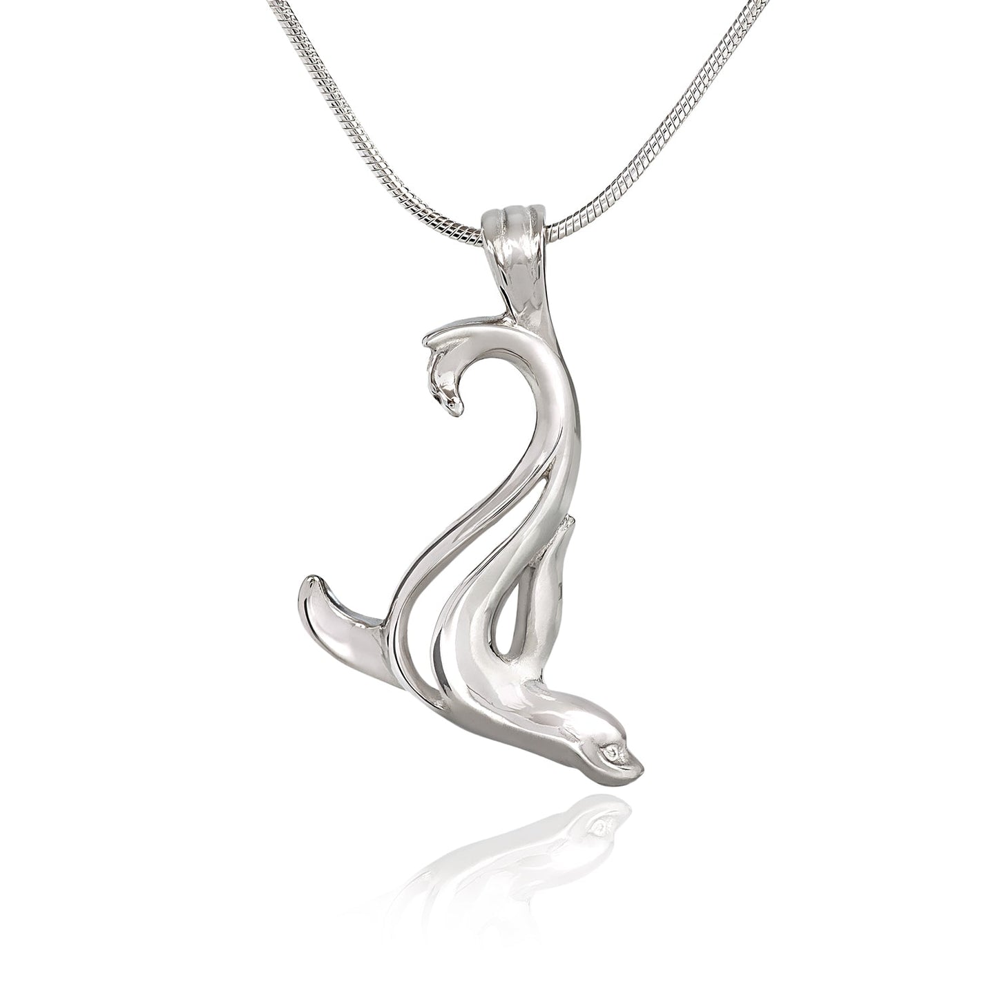 Sea Lion Necklace for Women Sterling Silver- Sea Lion Pendant, Sea Lion Charms, Beachy Necklaces, Sea Life Pendant Necklace, Sea Lion Gifts - The Tool Store