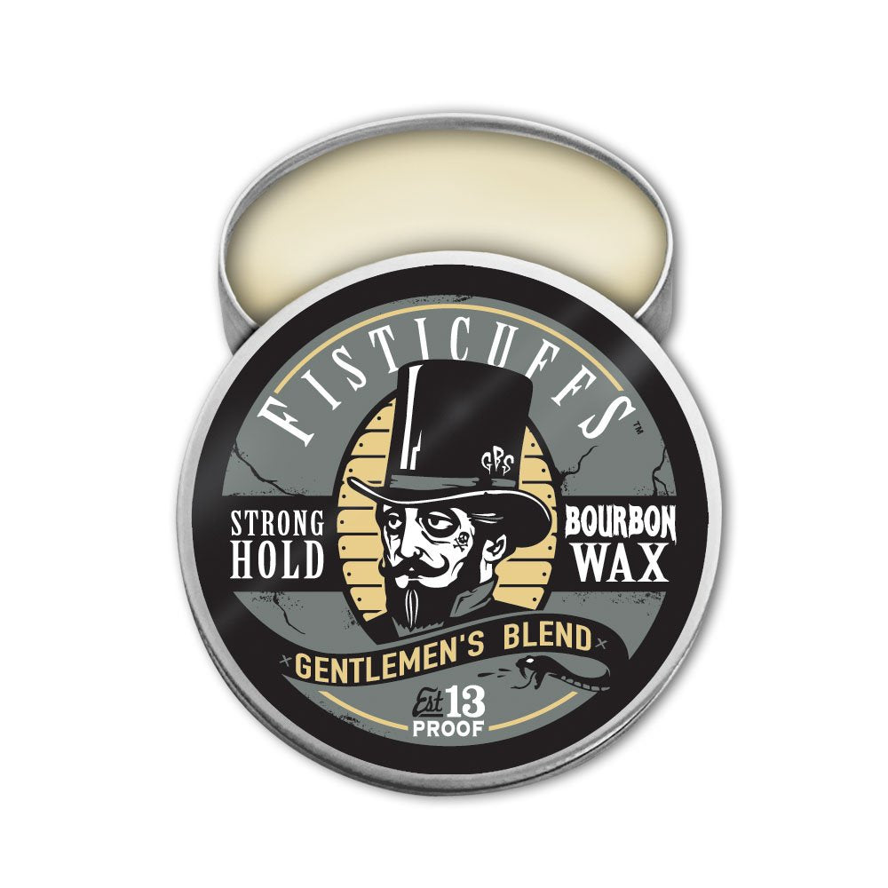 Fisticuffs™ Gentlemen's Blend Strong Hold Mustache Wax 1 OZ. Tin - The Tool Store