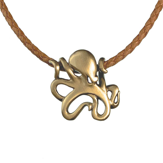 Octopus Necklace for Women Bronze- Octopus Jewelry for Women, Octopus Pendant, Sea Life Jewelry, Octopus Gifts for Women, Ocean Jewelry Bronze - The Tool Store