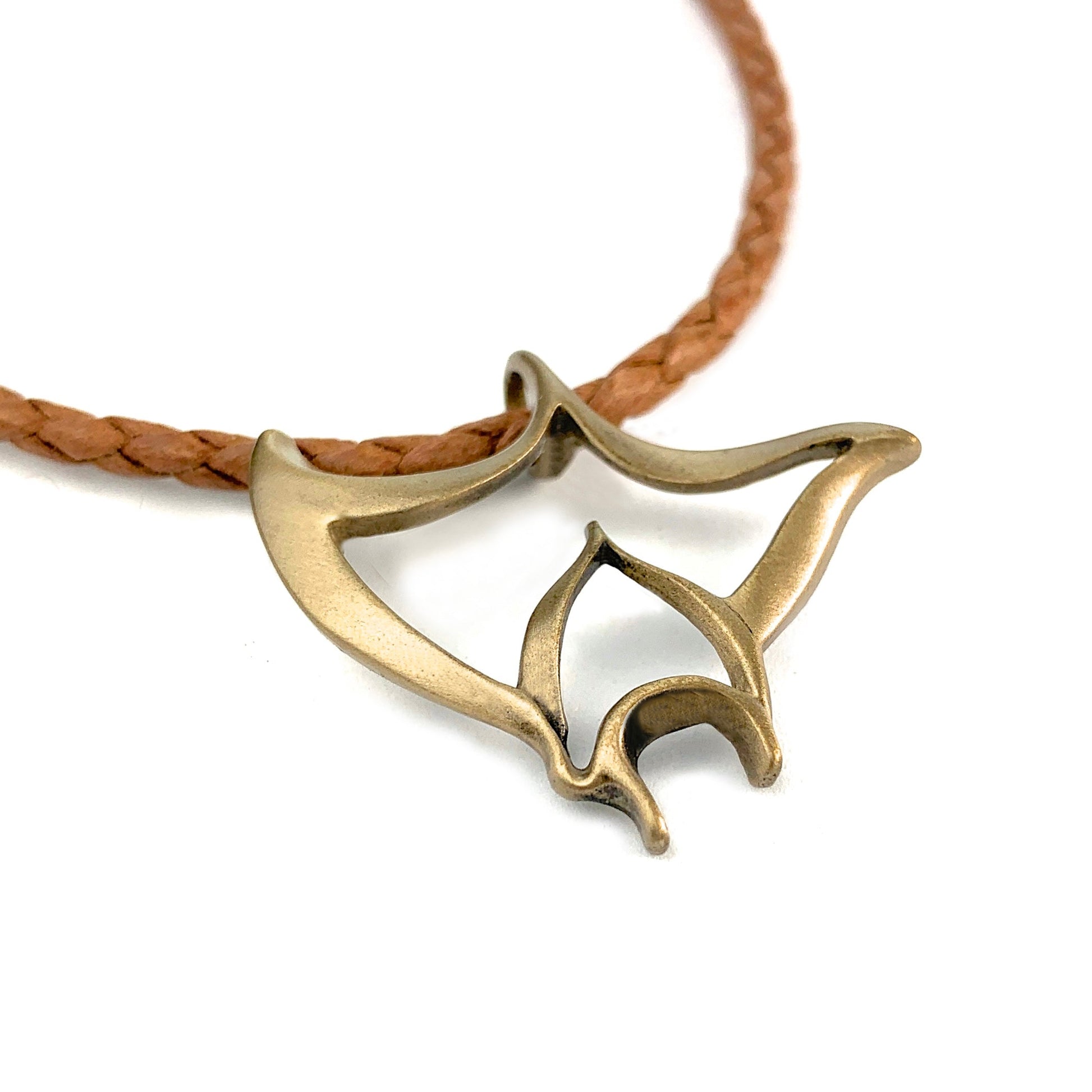 Manta Ray Necklace for Women and Men- Bronze Stingray Necklace for Women, Bronze Stingray Pendant, Stingray Jewelry, Manta Ray Pendant, Scuba Jewelry - The Tool Store
