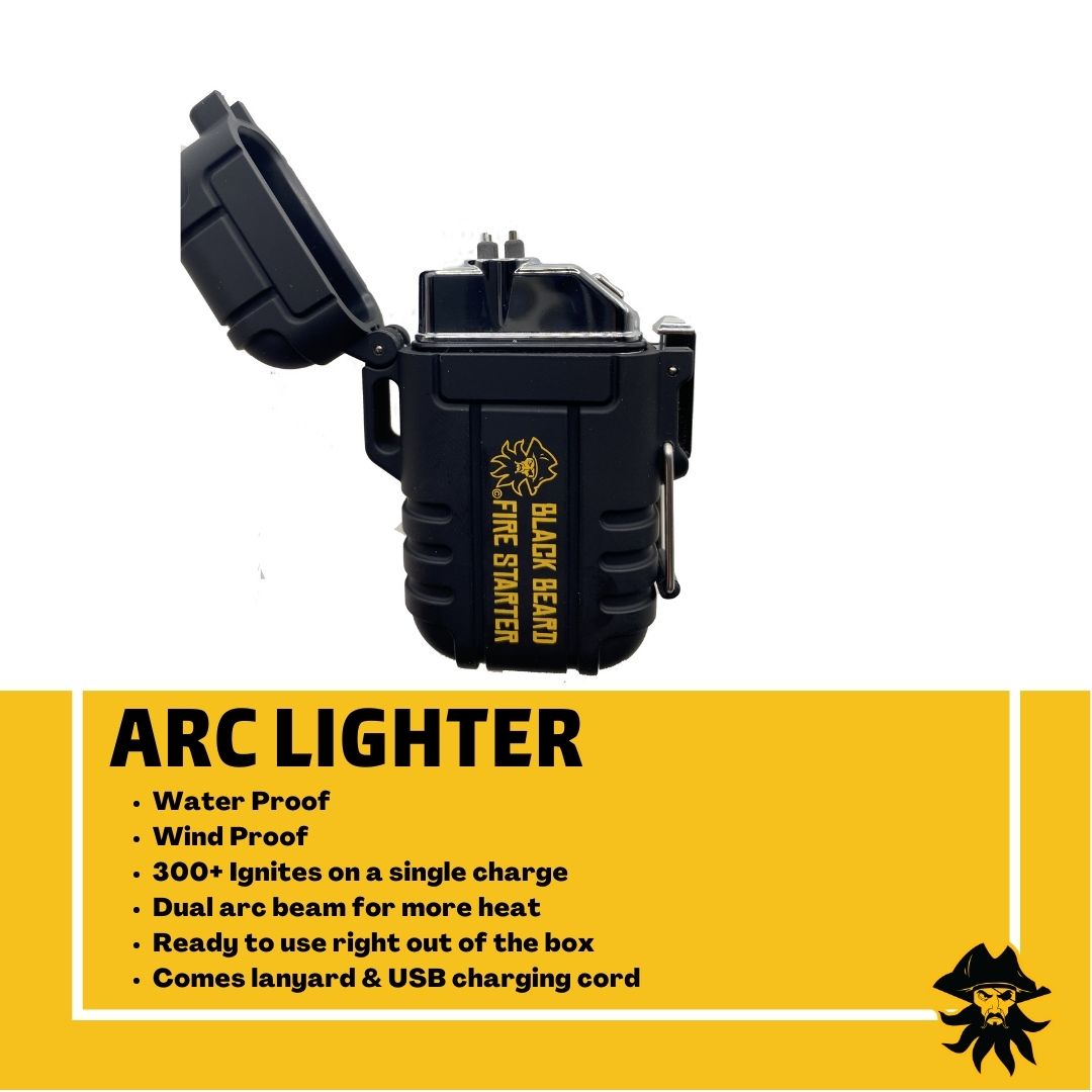 Black Beard Arc Lighter - The Tool Store