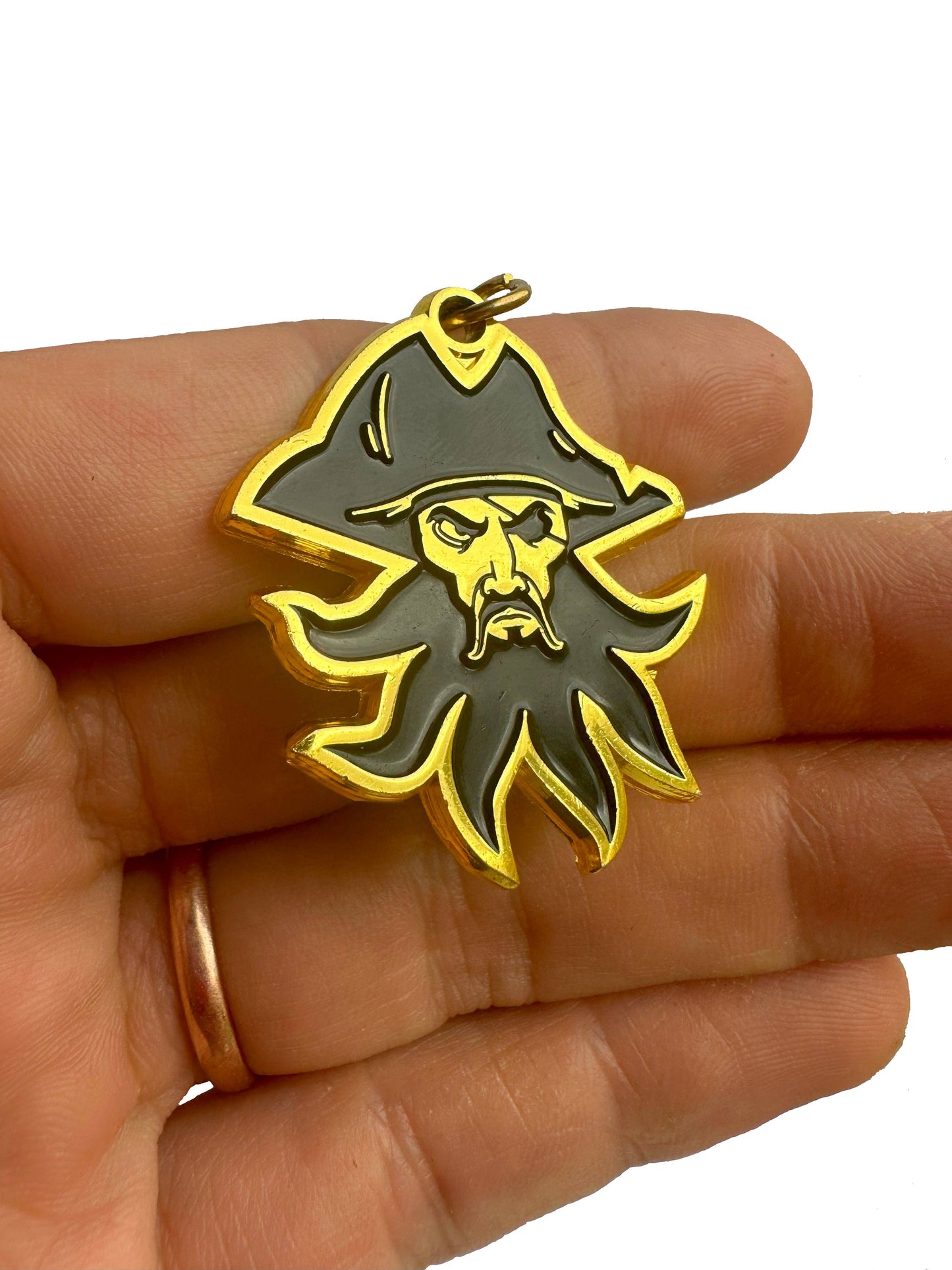 Black Beard Pirate Keychain - The Tool Store