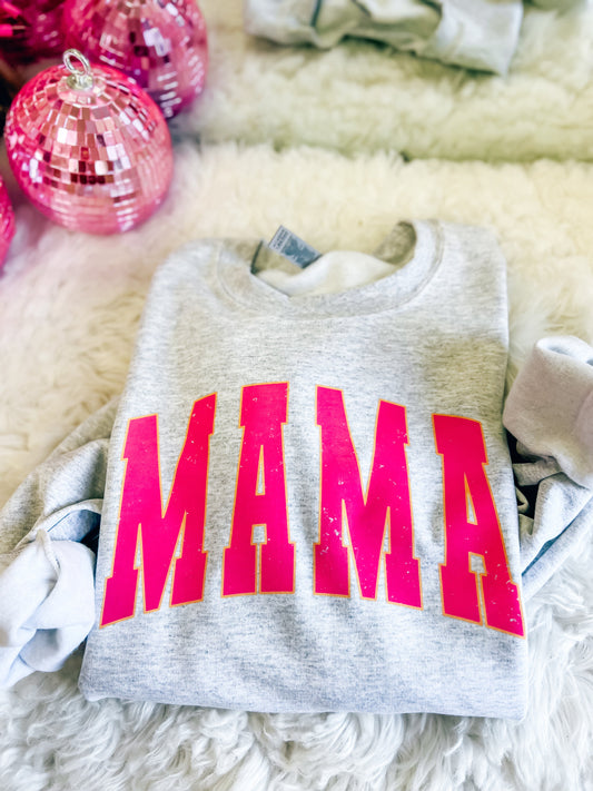 Distressed Mama Sweatshirt