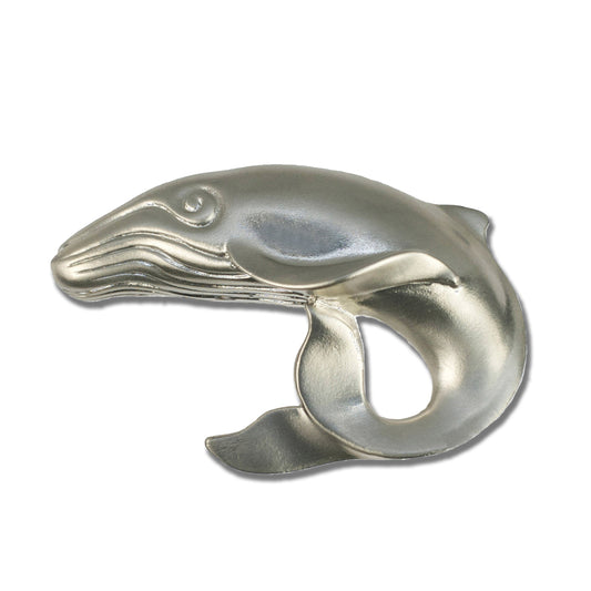 Whale Drawer Pulls and Knobs- Whale Handle, Nautical Pull, Coastal Drawer Pull, Sea Life Cabinet Knob, Ocean Drawer Pulls, Nickel and Brass Whale Knob - The Tool Store