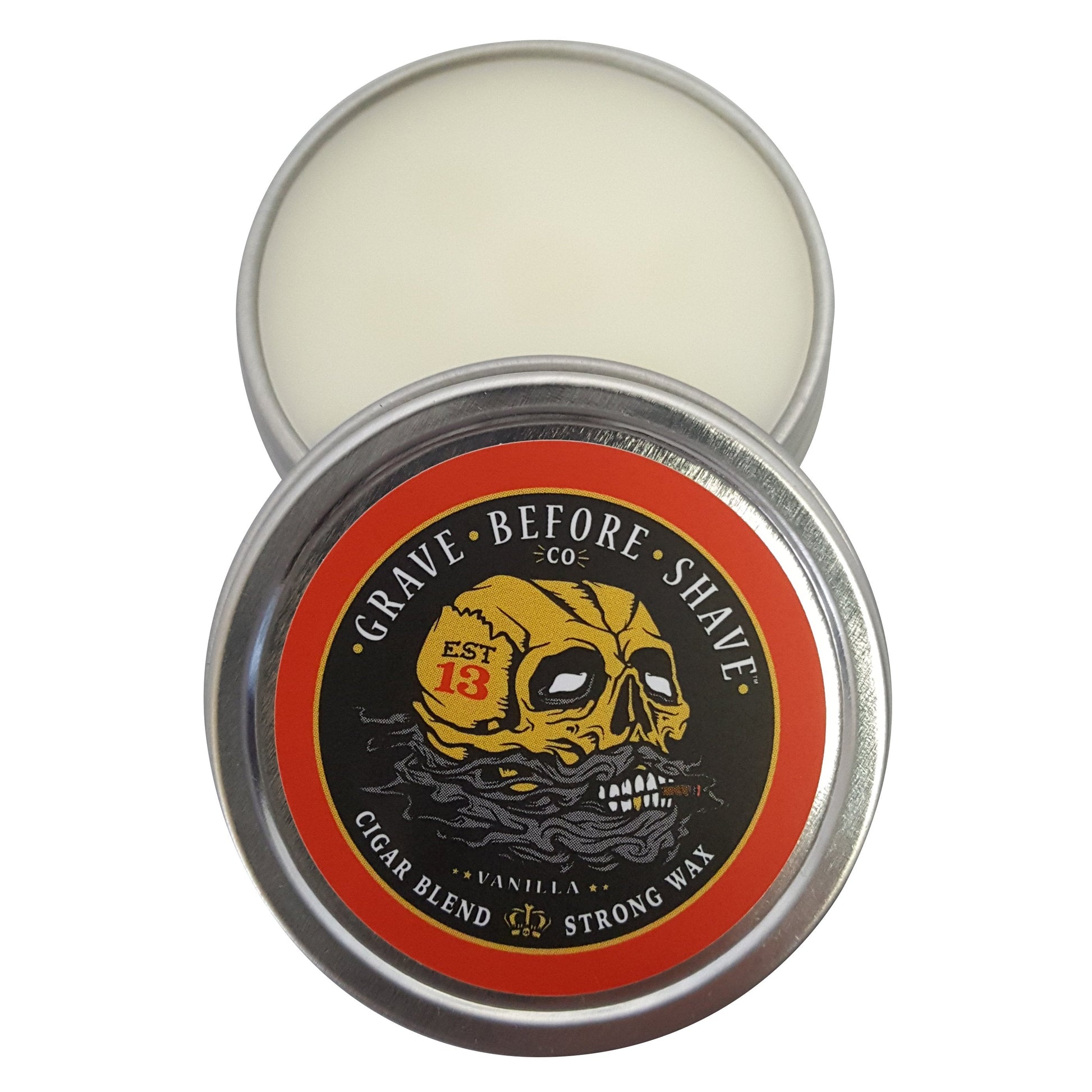 Fisticuffs™  Cigar Blend Strong Hold Mustache Wax 1 OZ. Tin - The Tool Store