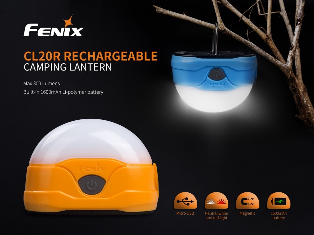 Fenix CL20R LED Rechargeable Camping Lantern - The Tool Store