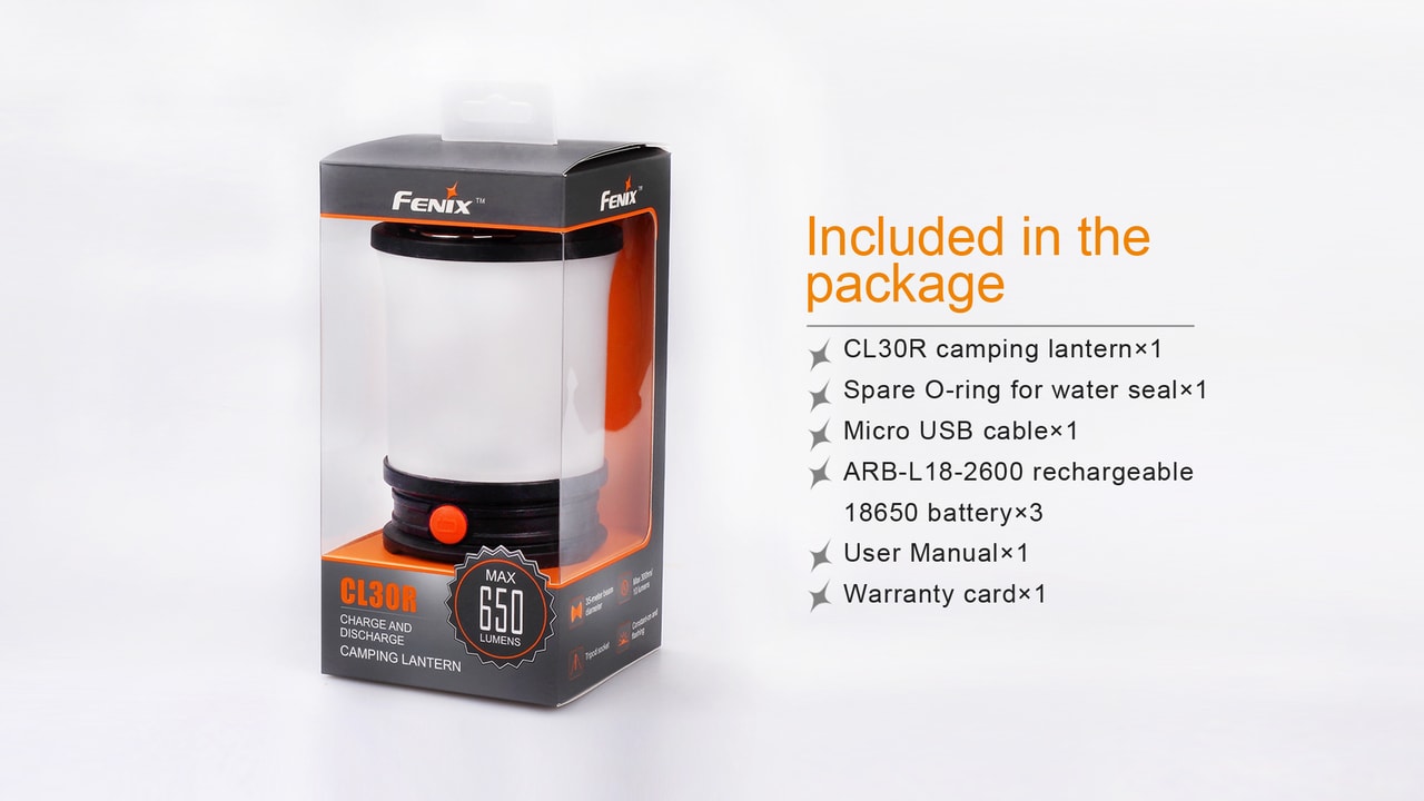 Fenix CL30R LED Camping Lantern - The Tool Store