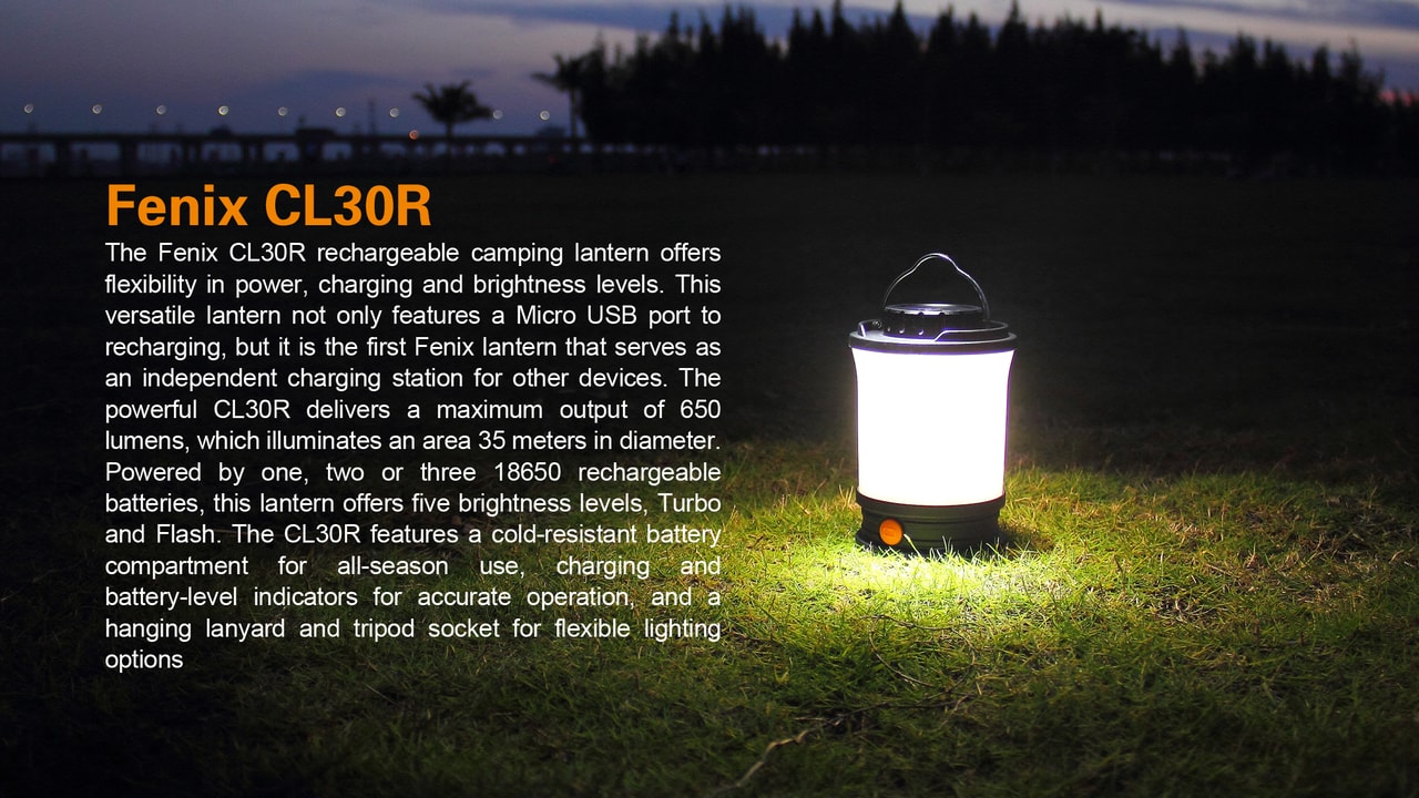 Fenix CL30R LED Camping Lantern - The Tool Store